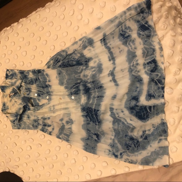 Shibori/tie-dye one of a kind dress - Picture 1 of 2